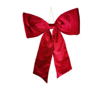 Hanging Bow Velvet | Burgandy