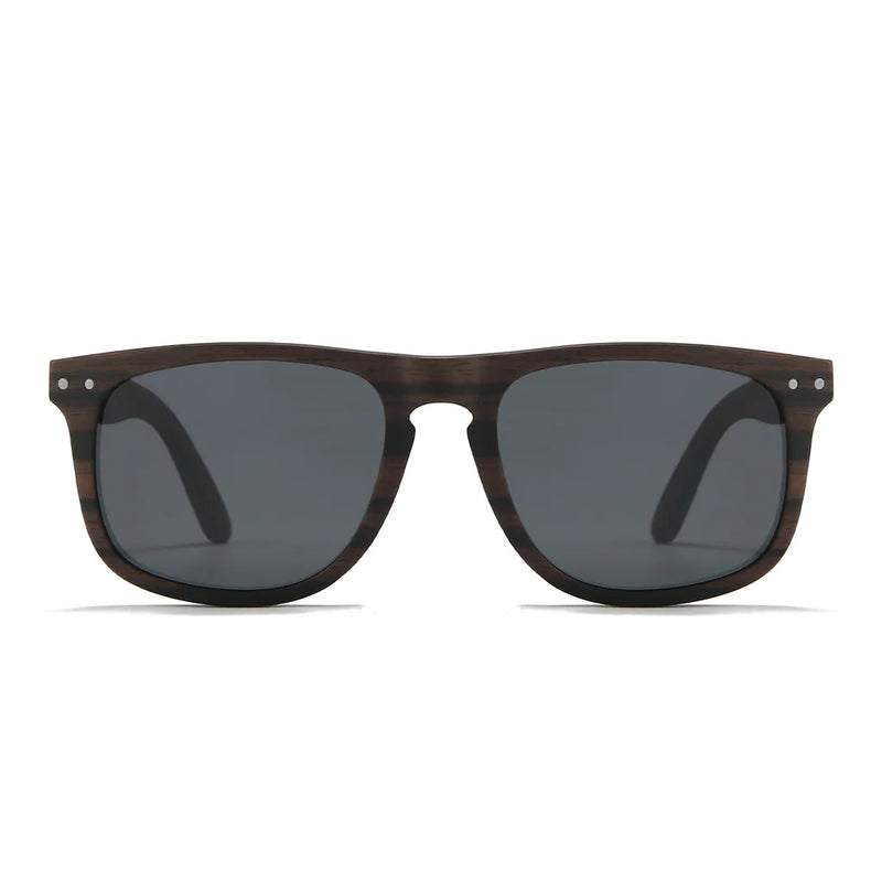 Nomad 100% Oak Timber | Black Polarised Lens