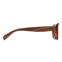 Stray Coffee Bean l Brown Lens l Walnut Wood Arms