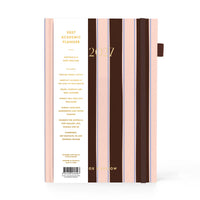 2027 A5 Academic Vertical Planner | Chocolate Stripe