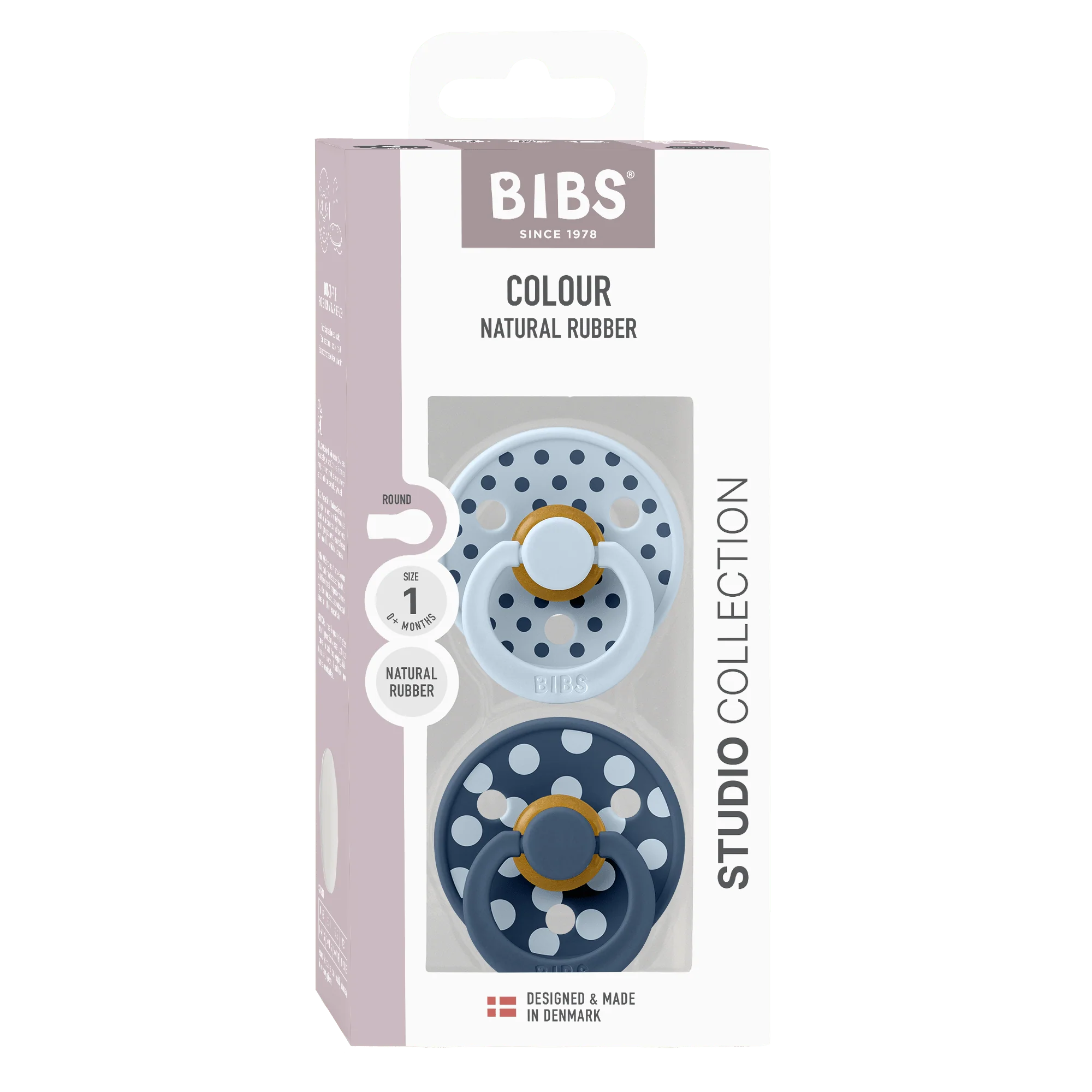 BIBS Studio Polka | 2 Pack | Size 1