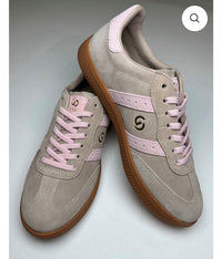 Goodsole 2001 Parallel Suede | Tropical Taupe + Pink