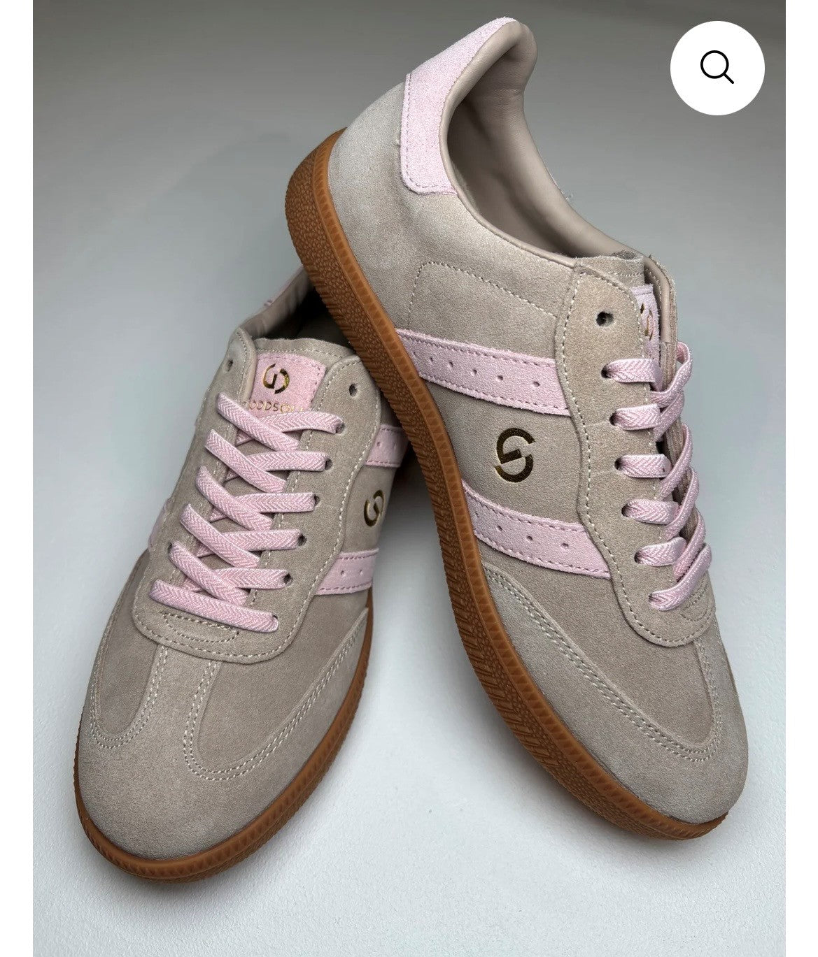 Goodsole 2001 Parallel Suede | Tropical Taupe + Pink