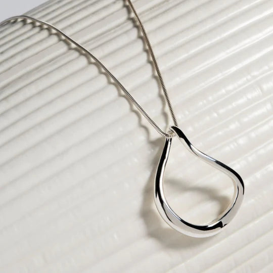 Wave Large Pendant Necklace
