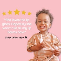 Natural Kids Lip Gloss Wand | Birthday Cake