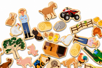 Fridge Friends Aussie Farm Magnets 35pc