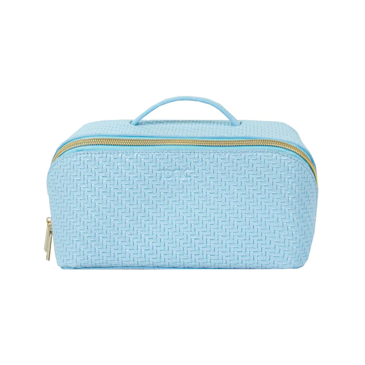 Herringbone Cosmetic Bag Collection | Bluebell