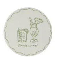 Happy Hour Ceramic Coaster