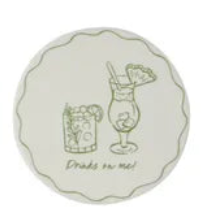 Happy Hour Ceramic Coaster