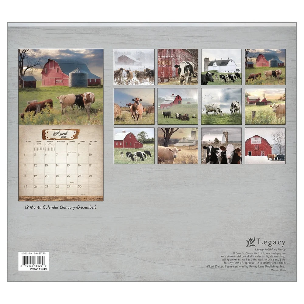 Cow 2027 | Wall Calendar