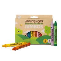 Honeysticks Beeswax Crayons Jumbos 12pk