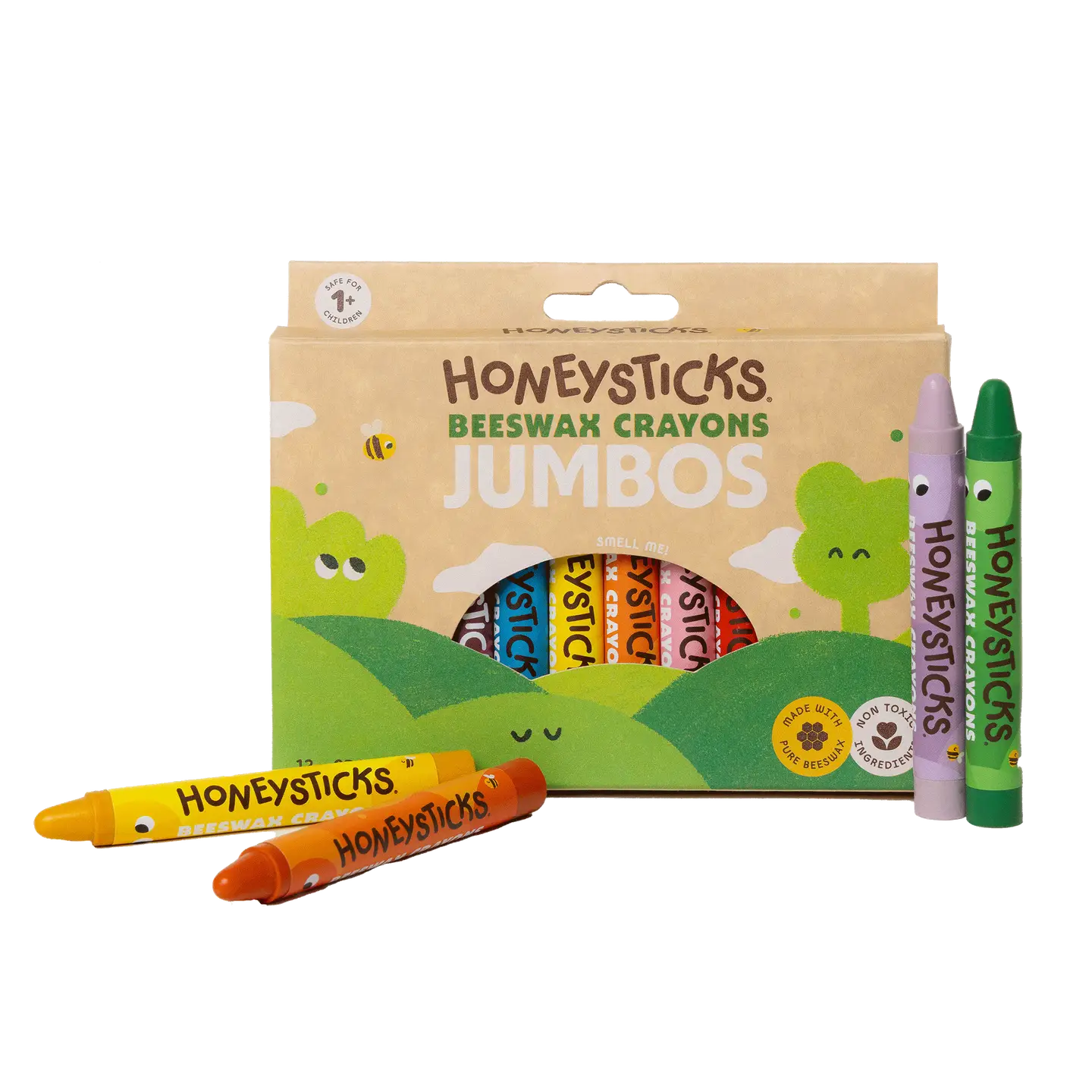 Honeysticks Beeswax Crayons Jumbos 12pk