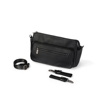 Multitasker Pram Caddy 2.0 | Black Vegan Leather
