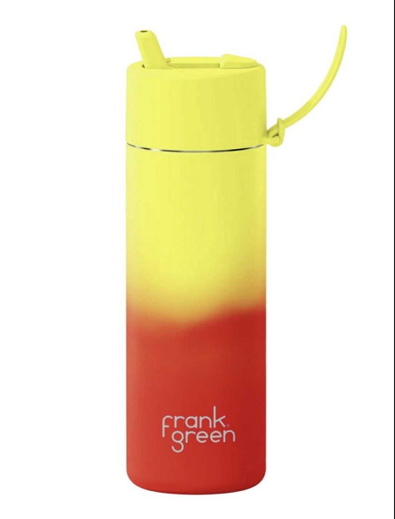 25oz Stainless Steel Single Wall Bottle Colour Change with Flip Straw Lid