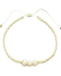 Pearl Essence Seed Bead Bracelet