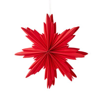 Natalia Paper Red Star Decoration