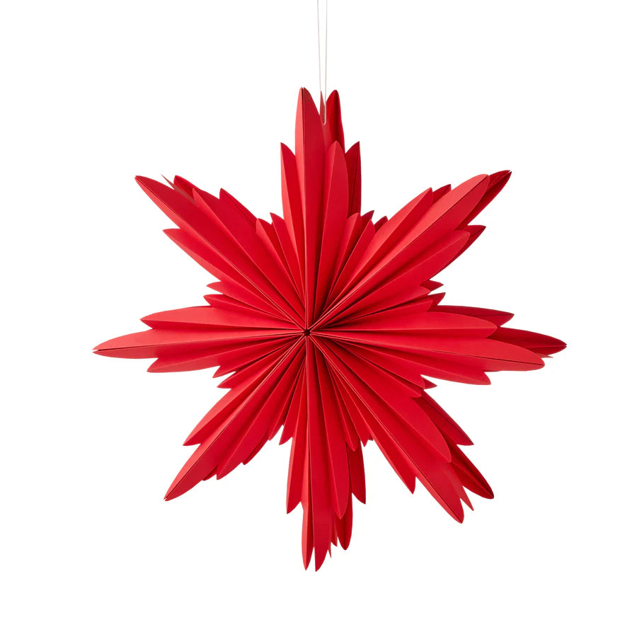 Natalia Paper Red Star Decoration