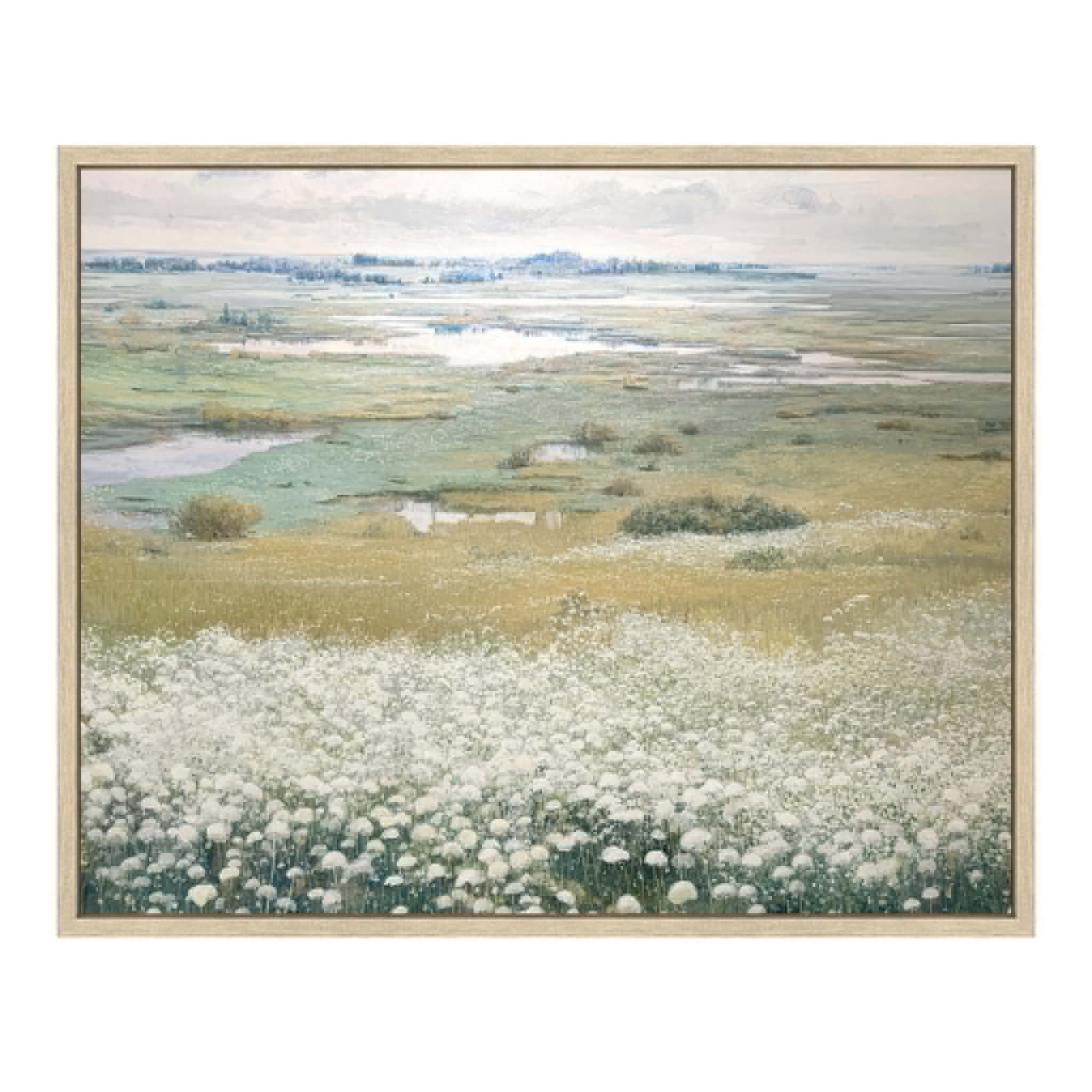 Field Good Paint | Framed Canvas Art | 43x53cm