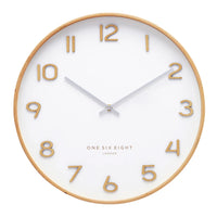 Wallace Silent Wall Clock | White