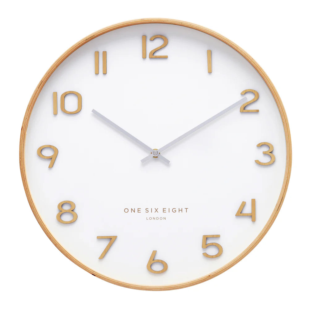Wallace Silent Wall Clock | White