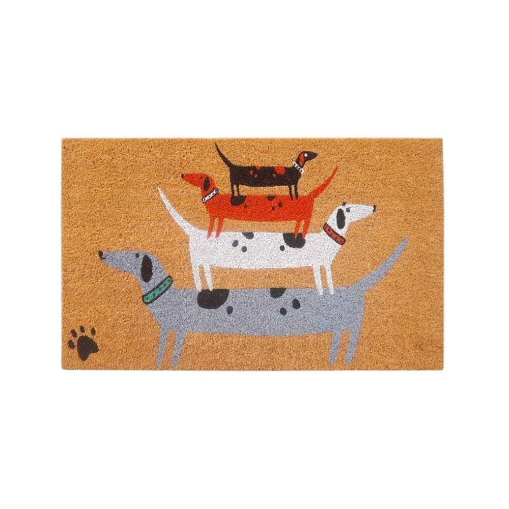 Dog Doormat Grey