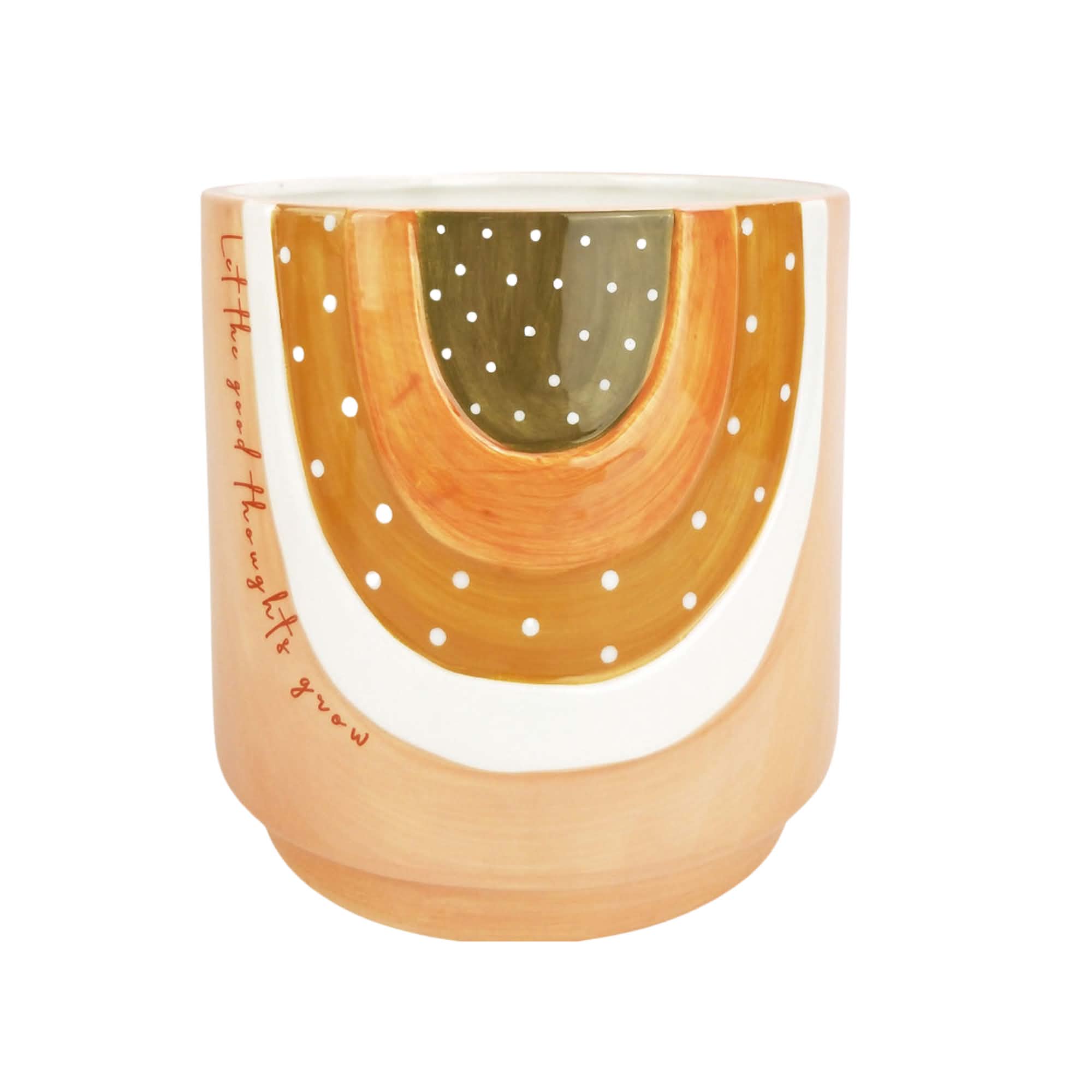 Woodstock Let The Good Thoughts Grow Planter | Med 17cm