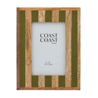 Ceres Wood & Resin Photo Frame | Olive