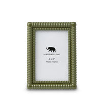Rib Olive Green Photo Frame