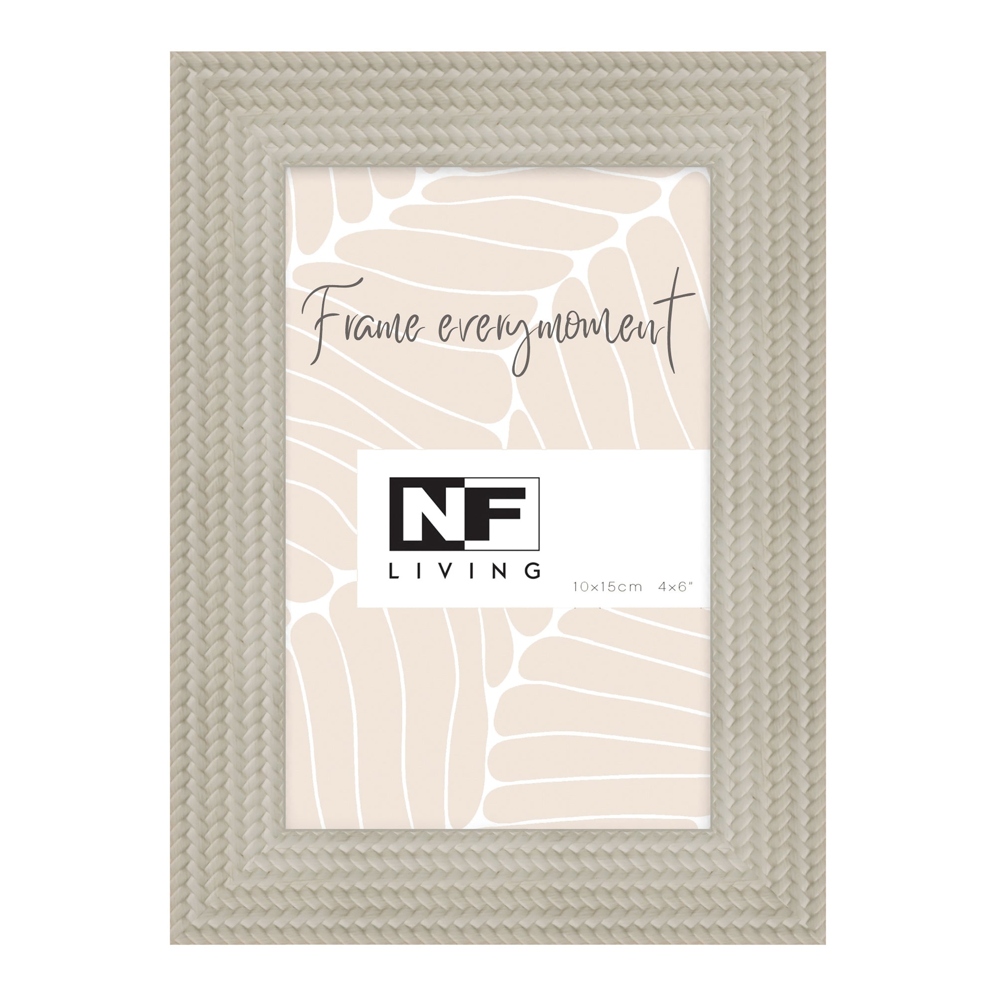Braided Ivory Photo Frame