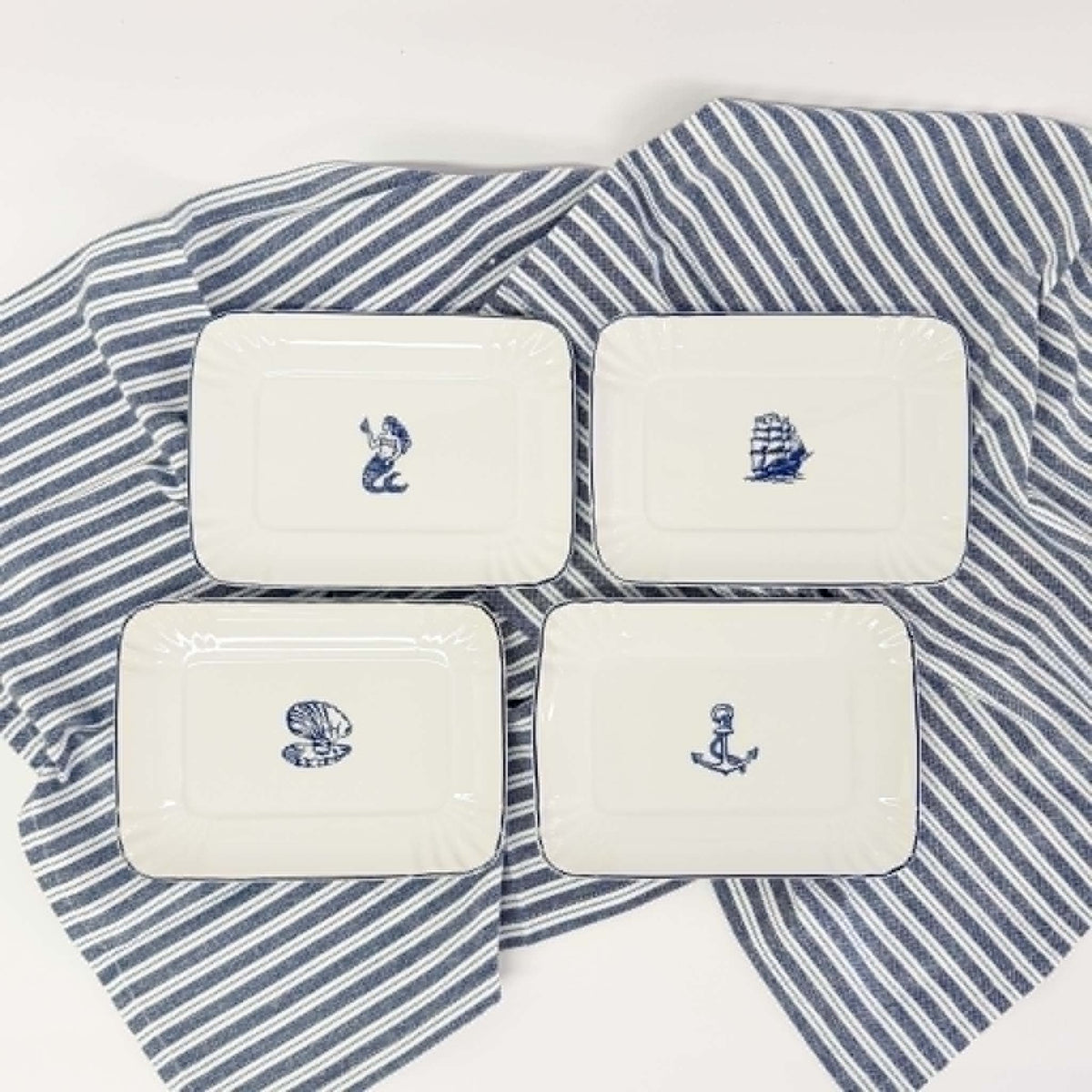 Ahoy Ceramic Trinket Plate