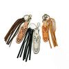 Tooling Leather Horse Keyring
