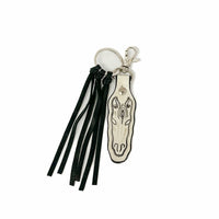 Tooling Leather Horse Keyring