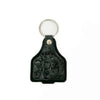 Tooling Leather Cattle Tag Keyring