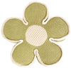 Flower Cushion Green