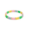 Gold Enamel Stacking Bracelet