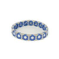 Gold Enamel Stacking Bracelet