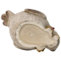 Chicken with Chick Planter w/ Hole & Plug