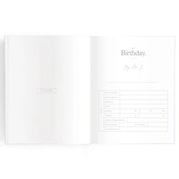 Baby Book Cloud Stripe 0-6 Years | Keepsake  3rd Edition