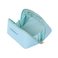Herringbone Cosmetic Bag Collection | Bluebell