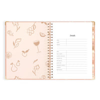 2027 A4 Academic Vertical Planner | Amalfi Peach
