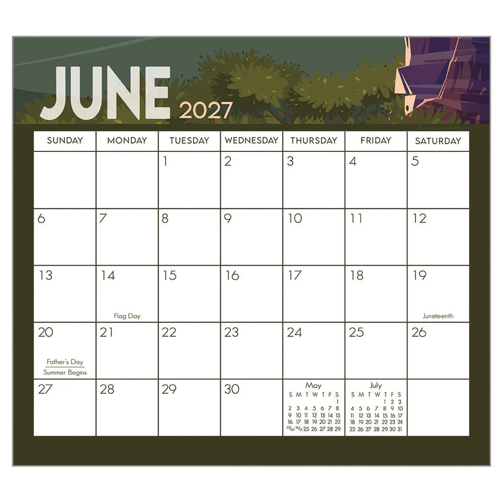 Adventure 2027 | Wall Calendar
