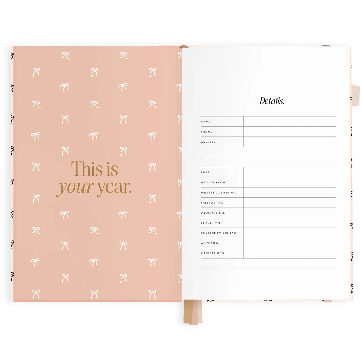 2027 A5 Vertical Planner | French Bows