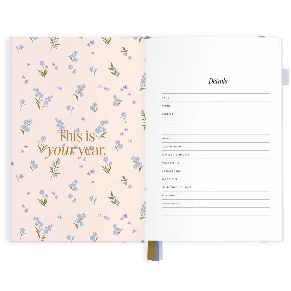 2027 A5 Vertical Planner | Powder