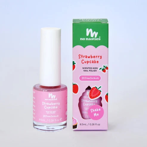 20 Free Scented Kids Polish | Strawberry Cupcake