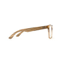 Lila Grace Champagne l Wooden Blue Light Magnifying Reader