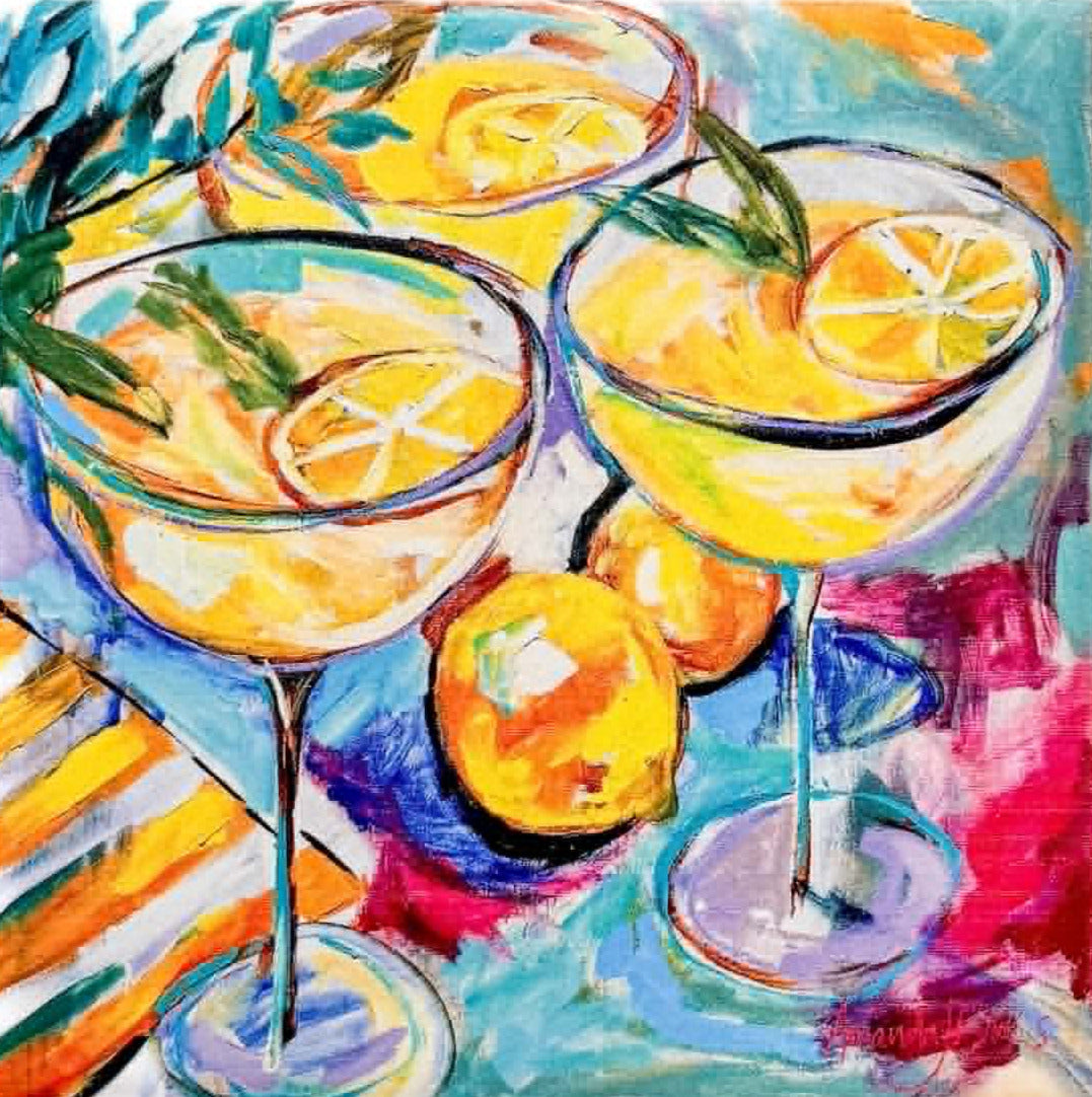 Island Life by Amanda Brooks | Stone Drink Coaster Collection