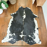 Black + White Cowhide 18 | Floor Rug