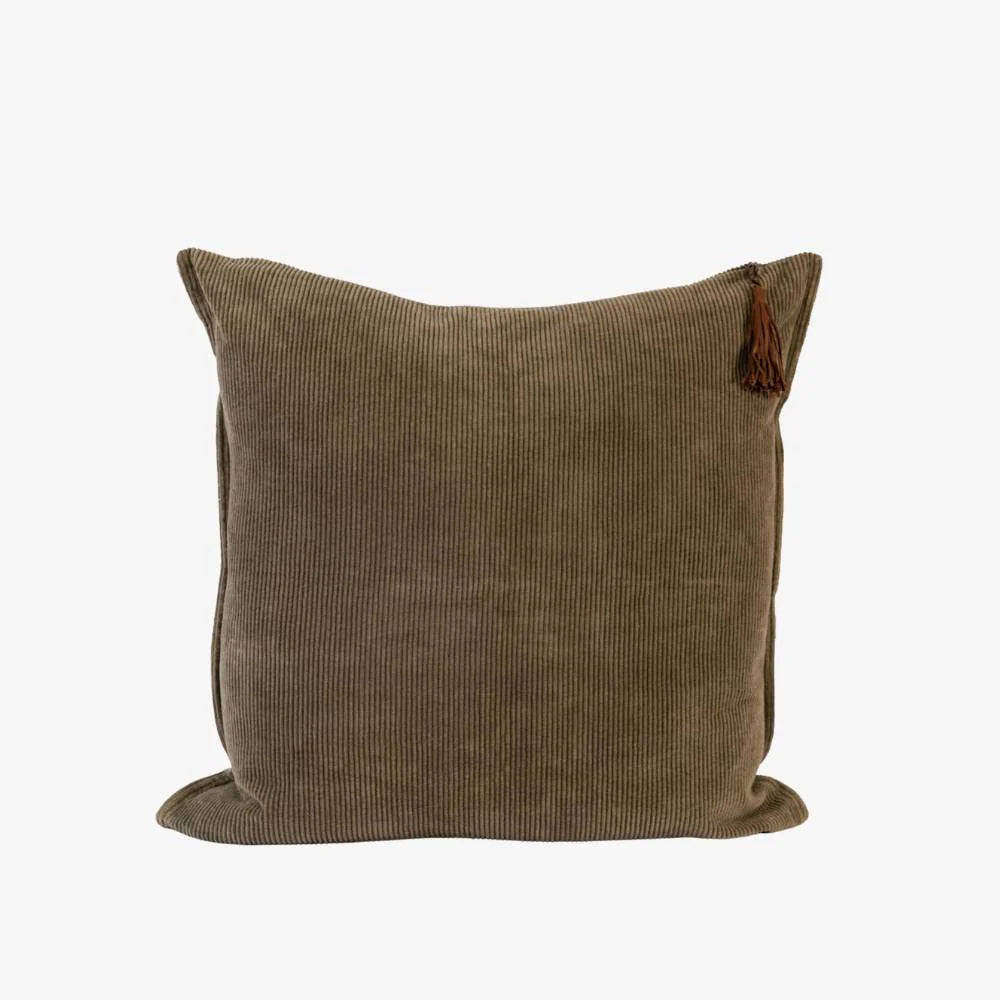 Hudson Corduroy Cushion | Moss Green