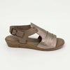 Bonnii Aces Sandal | Metallic Pewter