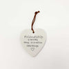 Ceramic Heart with Quote